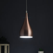 Load image into Gallery viewer, Copper Metal Single Hanging Light
