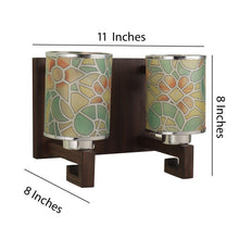 Load image into Gallery viewer, Brown Wall Light Mix Color Glass