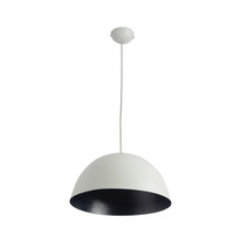 Load image into Gallery viewer, White Metal Single Hanging Light