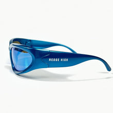 Load image into Gallery viewer, Escape Oval Unisex Sunglasses : Blue with Black Tint/Blue Tint