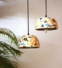 Load image into Gallery viewer, Combo of 2 dome shape Flower hanging lamp
