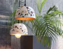 Load image into Gallery viewer, Combo of 2 dome shape Flower hanging lamp