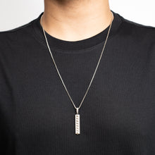 Load image into Gallery viewer, Obelisk Pendant - Satin Silver