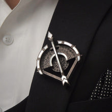 Load image into Gallery viewer, Sagittarius Brooch from Mother of Pearl series - Zodiac collection - Twofolds