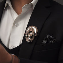 Load image into Gallery viewer, Virgo Brooch from Mother of Pearl series - Zodiac collection - Twofolds