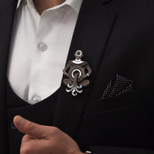 Load image into Gallery viewer, Aquarius Brooch from Mother of Pearl series - Zodiac collection - Twofolds