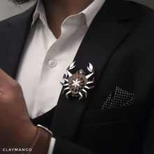 Load image into Gallery viewer, Cancer Brooch from Mother of Pearl series - Zodiac collection - Twofolds