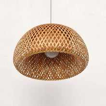 Load image into Gallery viewer, Decose - Unique handmade Woven Hanging Pendant Light, Natural/Bamboo Pendant Light for Home restaurants and offices.