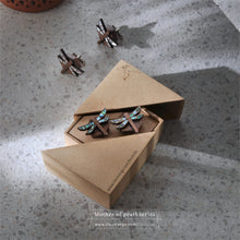 Load image into Gallery viewer, Dragonfly - Mother of pearl inlaid handcrafted cufflinks