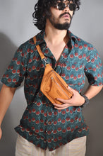 Load image into Gallery viewer, Foxtrot Tan - UNISEX Fanny pack | cross Bag _handcrafted out of genuine leather