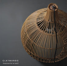 Load image into Gallery viewer, Tumip - Unique handmade Woven Hanging Pendant Light, Natural/Cane Pendant Light for Home restaurants and offices.