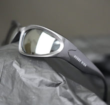 Load image into Gallery viewer, Escape Oval Unisex Sunglasses : Grey with Silver Tint