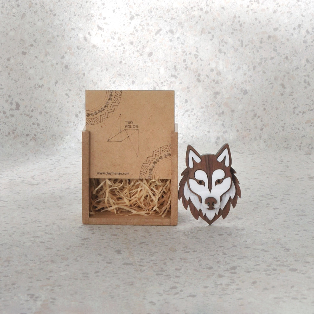 Husky Dog - My Spirit Animal Collection - Brooch