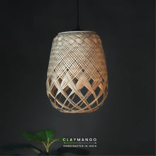 Load image into Gallery viewer, Cyclic Jelly: Unique handmade Woven Hanging Pendant Light, Natural/Bamboo Pendant Light for Home restaurants and offices.