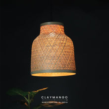 Load image into Gallery viewer, Torchic : Unique handmade Woven Hanging Pendant Light, Natural/Bamboo Pendant Light for Home restaurants and offices.