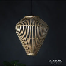 Load image into Gallery viewer, Semi Classic : Unique handmade Bamboo Stick Pendant Light, for Home restaurants and offices.