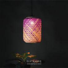 Load image into Gallery viewer, VANSHA: Unique handmade Woven Hanging Pendant Light, Natural/Bamboo Pendant Light for Home restaurants and offices.
