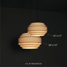 Load image into Gallery viewer, Haven Classic Fabric Pendant Lamp for Home, restaurants and offices.

