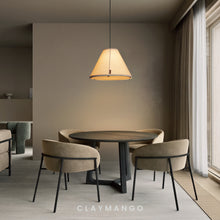 Load image into Gallery viewer, Cone Classic  - Fabric Pendant lamp for Home, restaurants and offices.
