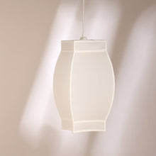 Load image into Gallery viewer, Arc Pendant - Corners, Spandex Fabric Pendant, Statement Lamps
