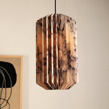 Load image into Gallery viewer, Drum Pendant (Marble Print) - Marble Print, Origami Pendant Lamp
