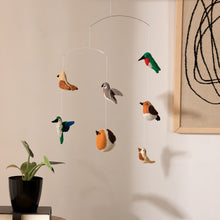 Load image into Gallery viewer, Felt Ornaments Hanging Mobile (Birds) - Kids Decor, Ornaments, Hanging Mobiles made from Wool
