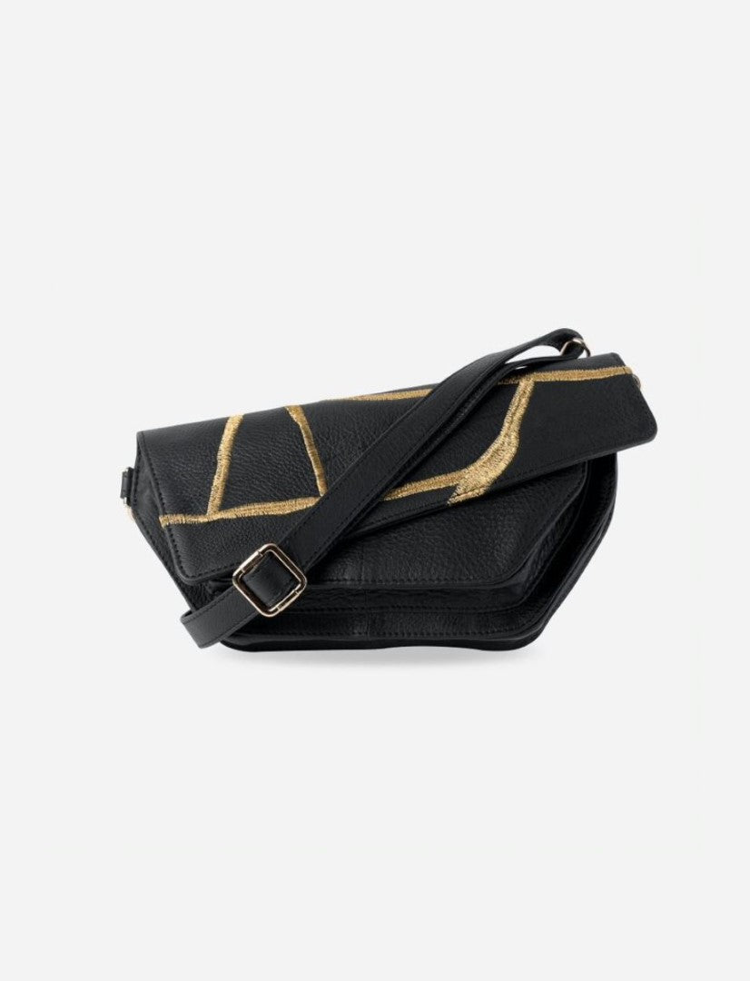 Shiatsu Crossbody in Black