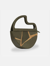 Load image into Gallery viewer, Maeve Crescent Clutch in Olive
