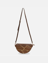 Load image into Gallery viewer, Maeve Crescent Wristlet in Tan
