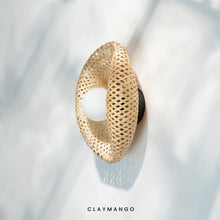 Load image into Gallery viewer, S curve mini Bamboo Sconce - Wall/Ceiling Lamp for Home, Restaurants and Offices
