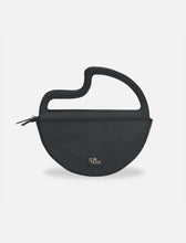 Load image into Gallery viewer, Maeve Crescent Clutch in Black
