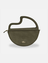 Load image into Gallery viewer, Maeve Crescent Clutch in Olive
