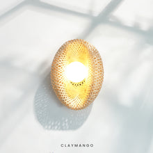 Load image into Gallery viewer, S curve mini Bamboo Sconce - Wall/Ceiling Lamp for Home, Restaurants and Offices
