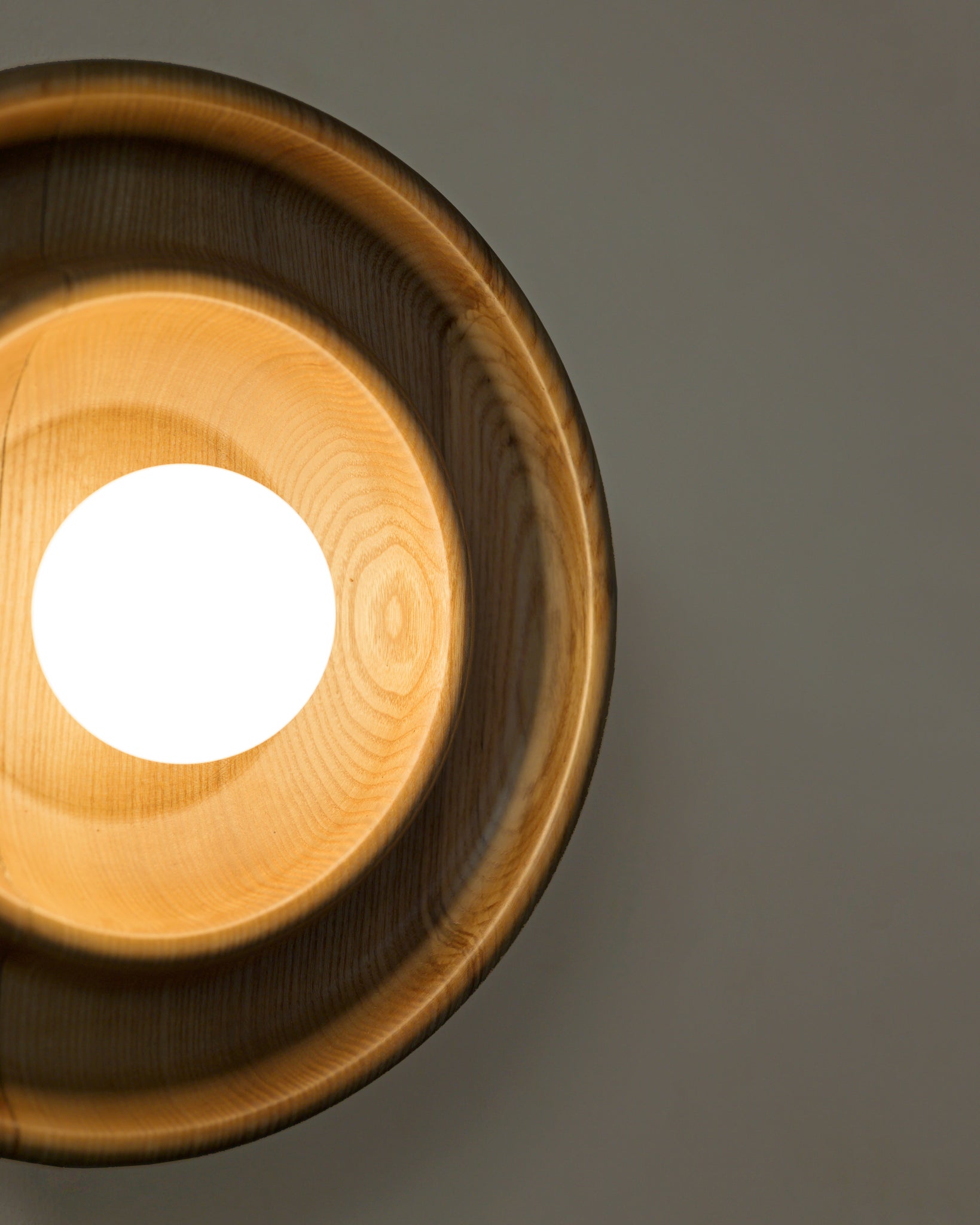 Discus Wall Light - White Ash – Claymango.com