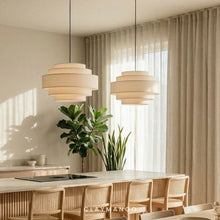 Load image into Gallery viewer, Haven Classic Fabric Pendant Lamp for Home, restaurants and offices.

