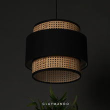 Load image into Gallery viewer, Bali Classic - Pendant lamp with Natural bamboo mesh for Home, restaurants and offices.
