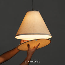 Load image into Gallery viewer, Cone Classic  - Fabric Pendant lamp for Home, restaurants and offices.
