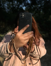 Load image into Gallery viewer, Kenza Phone Lanyard in Tan
