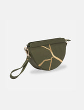 Load image into Gallery viewer, Maeve Crescent Wristlet in Olive
