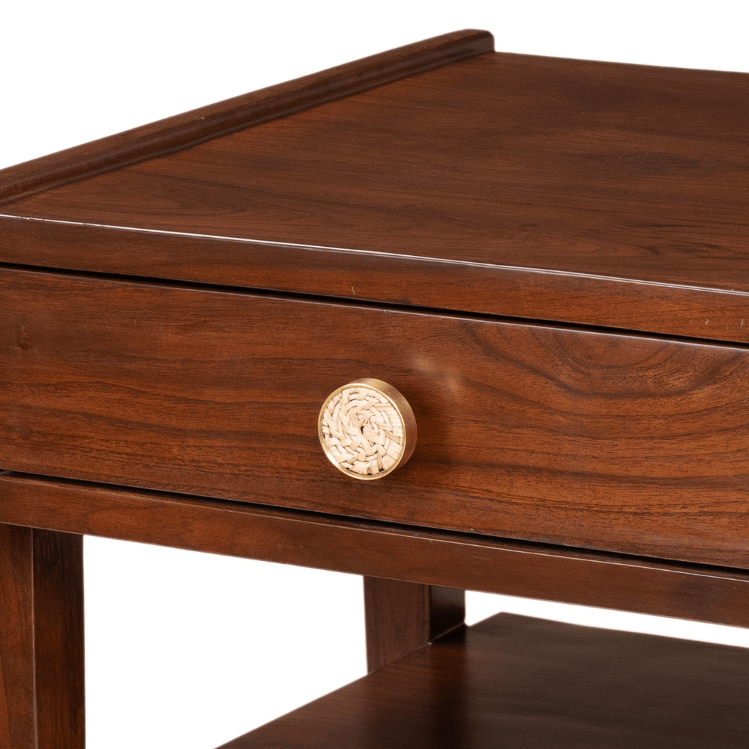 Perth Teak Wood Bed Side Table – Claymango.com