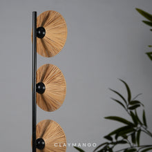 Load image into Gallery viewer, Solara Floor Lamp with Raffia  for Home, restaurants and offices.
