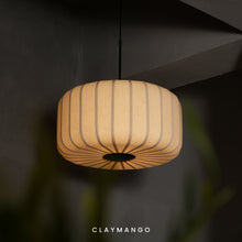 Load image into Gallery viewer, Kubo  - Fabric Pendant lamp for Home, restaurants and offices.
