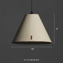 Load image into Gallery viewer, Cone Classic  - Fabric Pendant lamp for Home, restaurants and offices.
