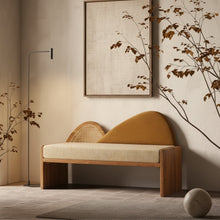 Load image into Gallery viewer, Serir Teak Wood Bench
