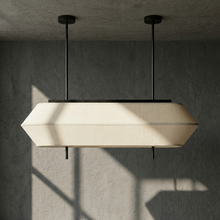 Load image into Gallery viewer, Obel Linear Fabric Pendant Lamp for Home, Restaurants and Offices
