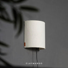 Load image into Gallery viewer, D Sconce - Fabric Wall  Sconce for Home, Restaurants and Offices
