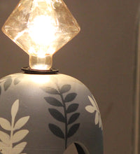 Load image into Gallery viewer, Diamond Bulb Grey Designer Clay Table Lamp
