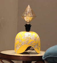 Load image into Gallery viewer, Diamond Bulb with yellow design Table Lamp
