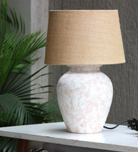 Load image into Gallery viewer, Terracotta vintage white Table Lamp
