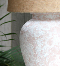 Load image into Gallery viewer, Terracotta vintage white Table Lamp
